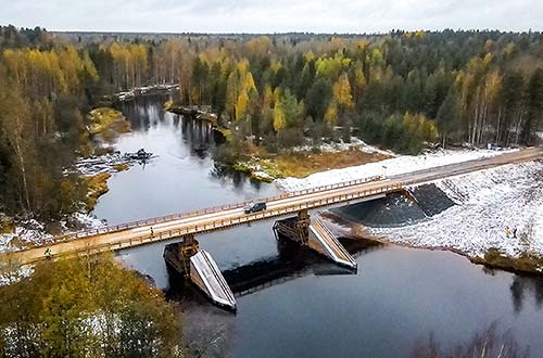 Мост через реку Ундоша