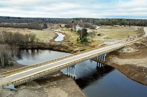 Мост через реку Ёрга